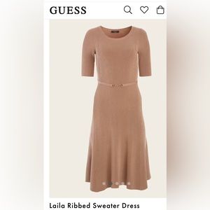 GUESS by Marciano Laila Ribbed Sweater Dress